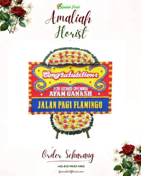Sewa Papan Bunga Bunter